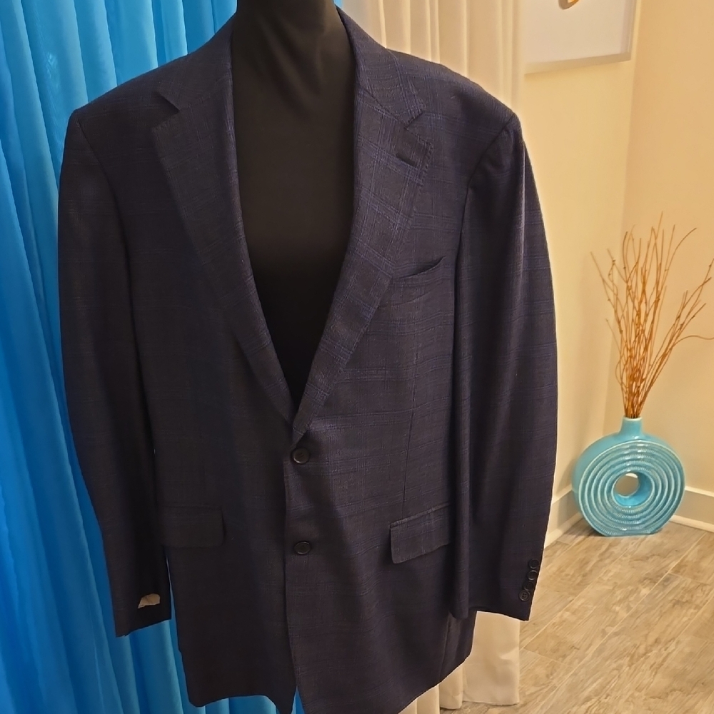 Elegant Dark Blue Men's Blazer